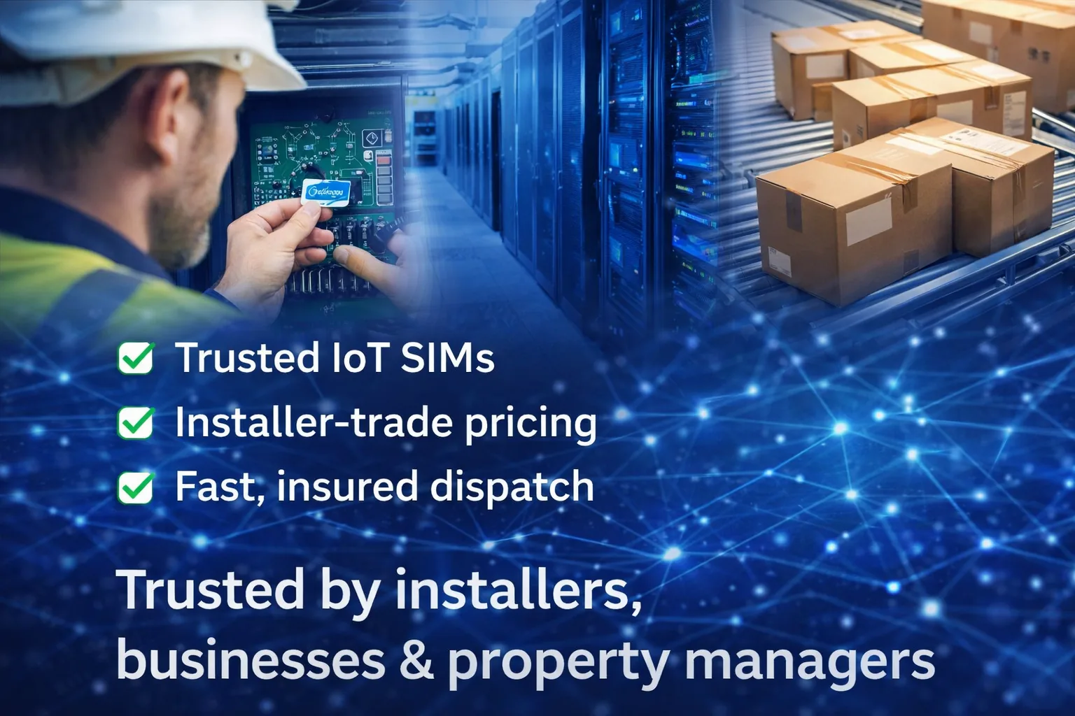 Reliable managed IoT SIM connectivity