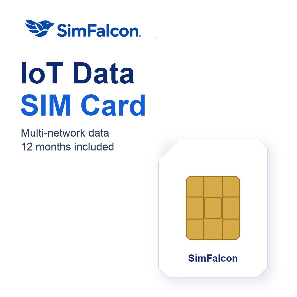 SimFalcon IoT Data 10MB SIM card